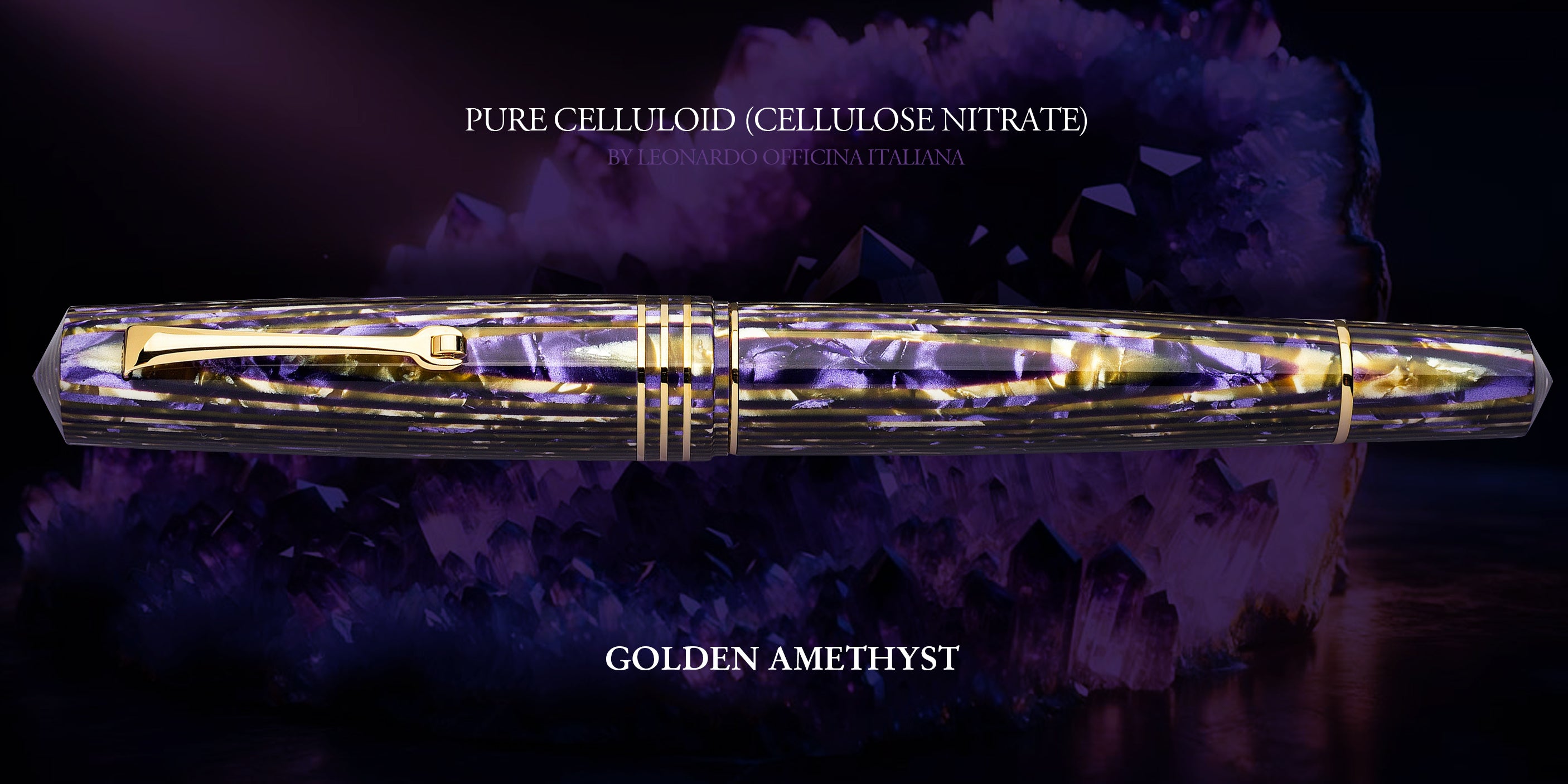 leonardo-officina-italiana-momento-zero-grande-leonarco-gold-amethyst-celluloide image 3