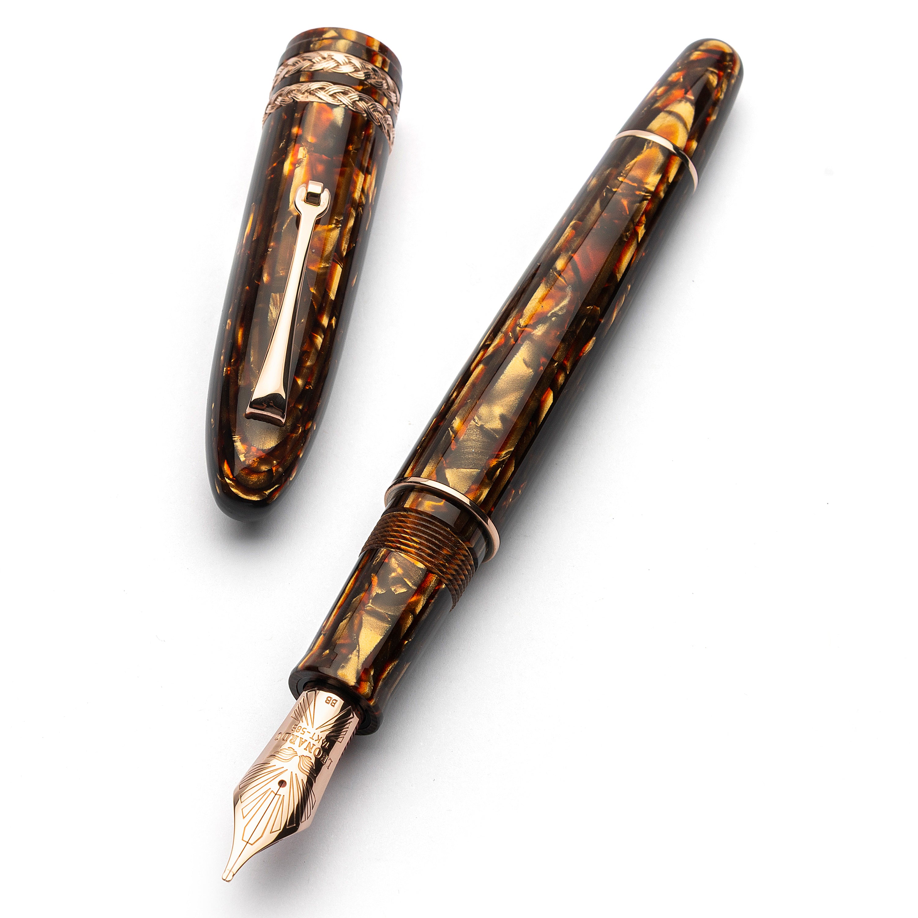 leonardo-officina-italiana-leonarco-bronze-portasigari-in-celluloide-autentica image 2