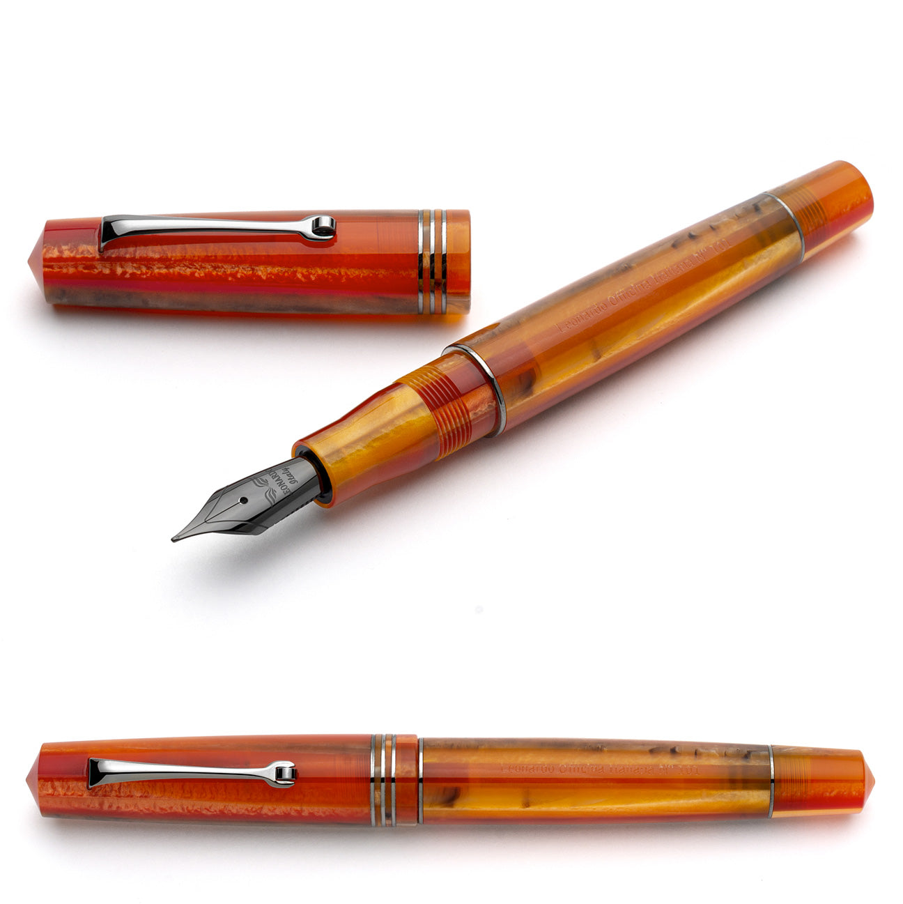 leonardo-officina-italiana-momento-zero-mango-penna-stilografica-pennino-acciaio image 2