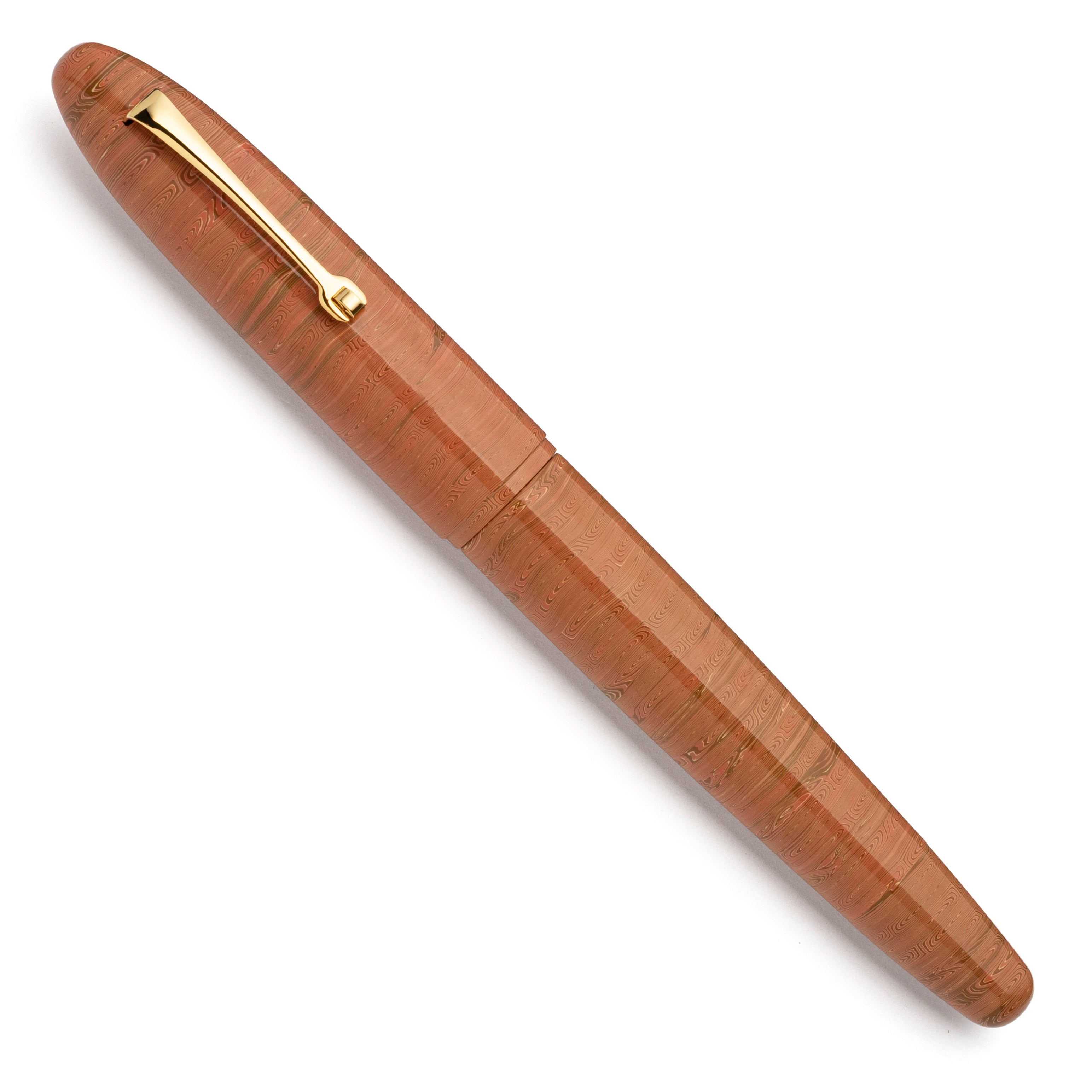 leonardo-officina-italiana-momento-zero-grande-sigaro-ebanite-salmone-oro-8-acci image 2