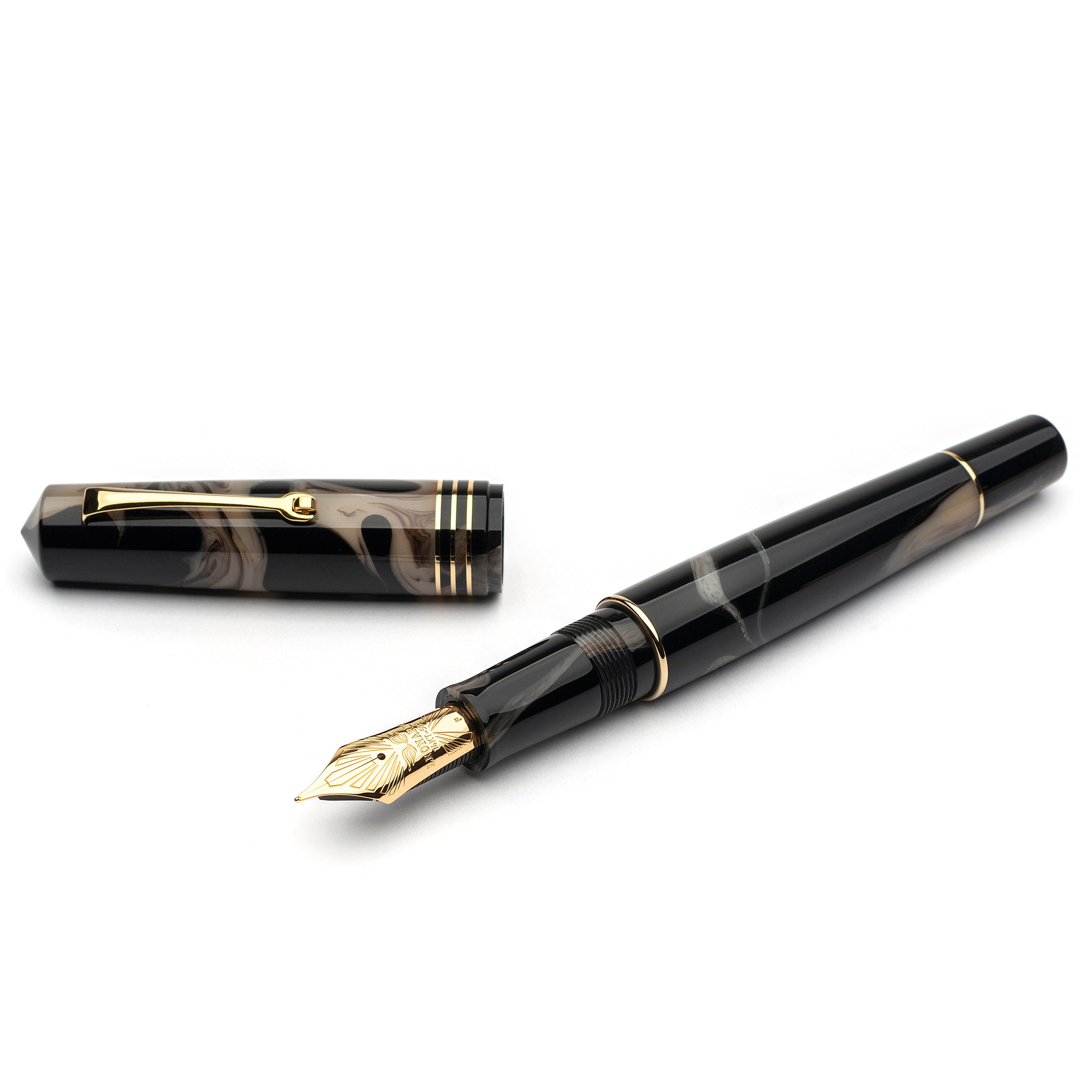 leonardo-officina-italiana-momento-zero-grande-caff-nero-penna-stilografica-resi image 1