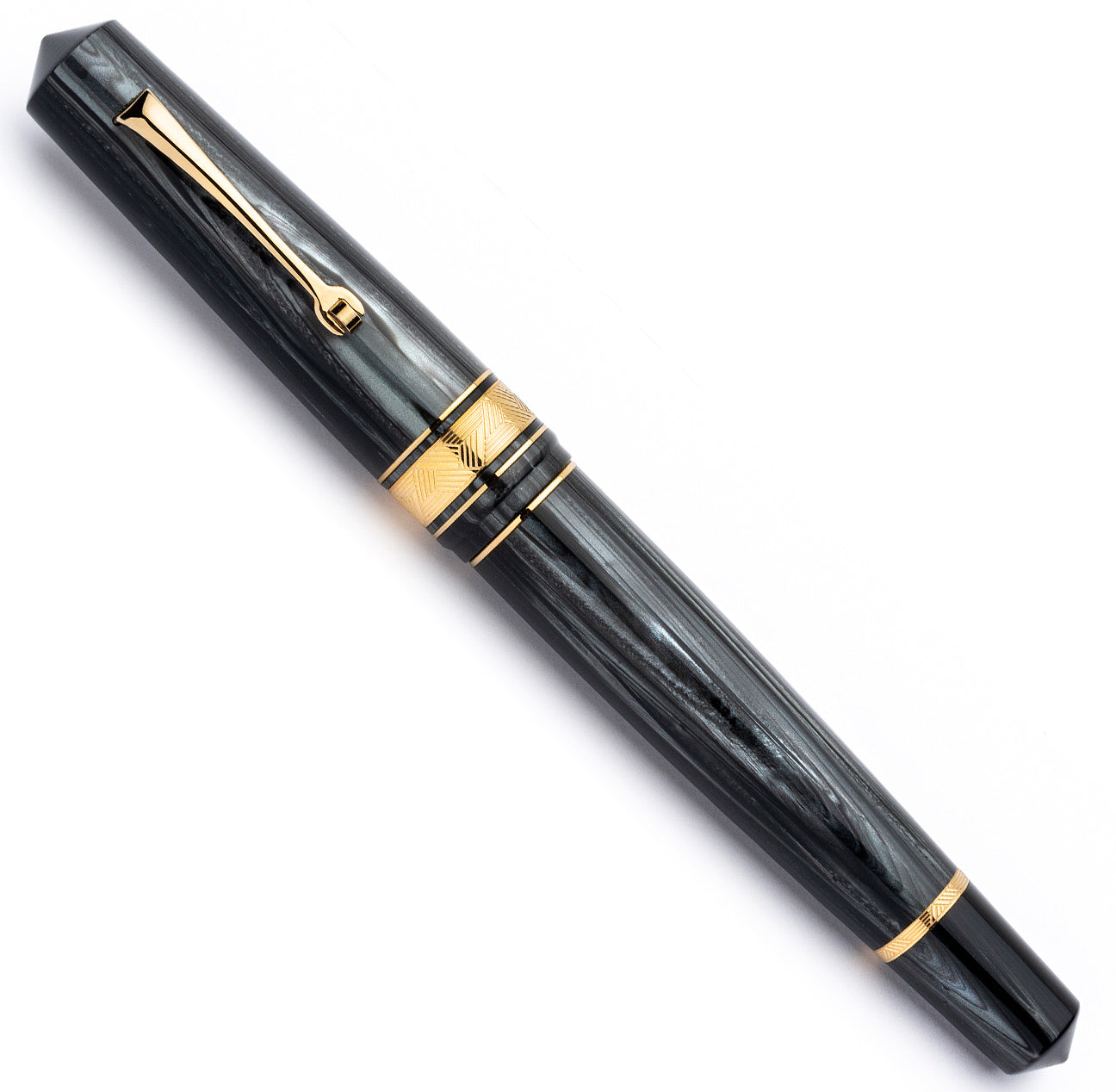 leonardo-officina-italiana-momento-zero-grande-penna-stilografica-grigio-perla-g image 2