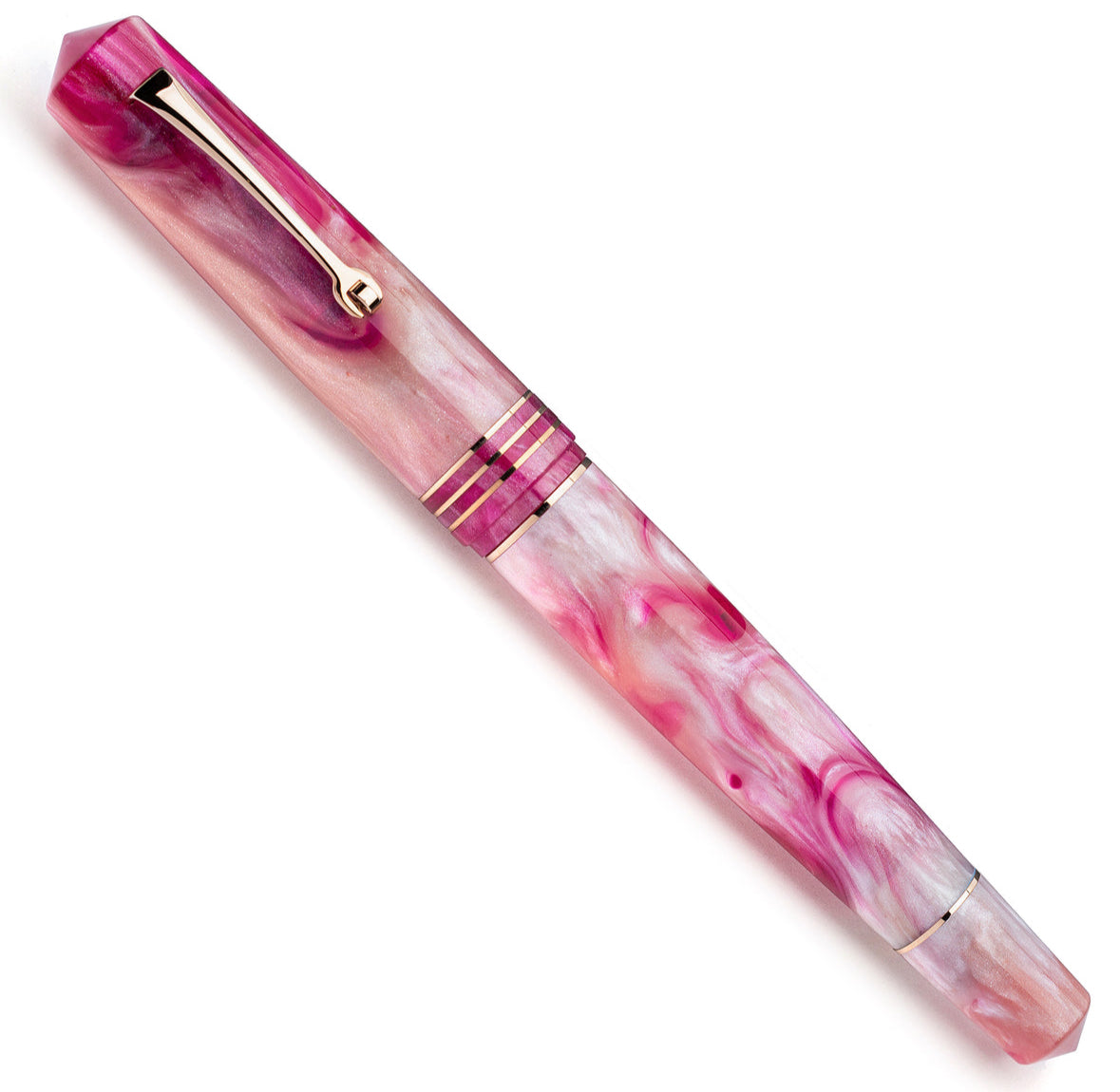 leonardo-officina-italiana-momento-zero-grande-rosa-candela-oro-rosa-stilografic image 2