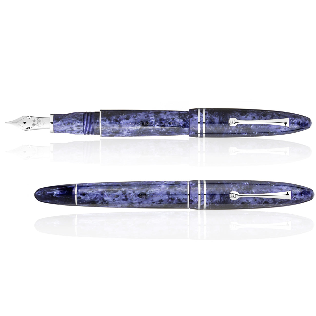 leonardo-officina-italiana-furore-grande-viola-penna-stilografica-pennino-oro-14 image 2
