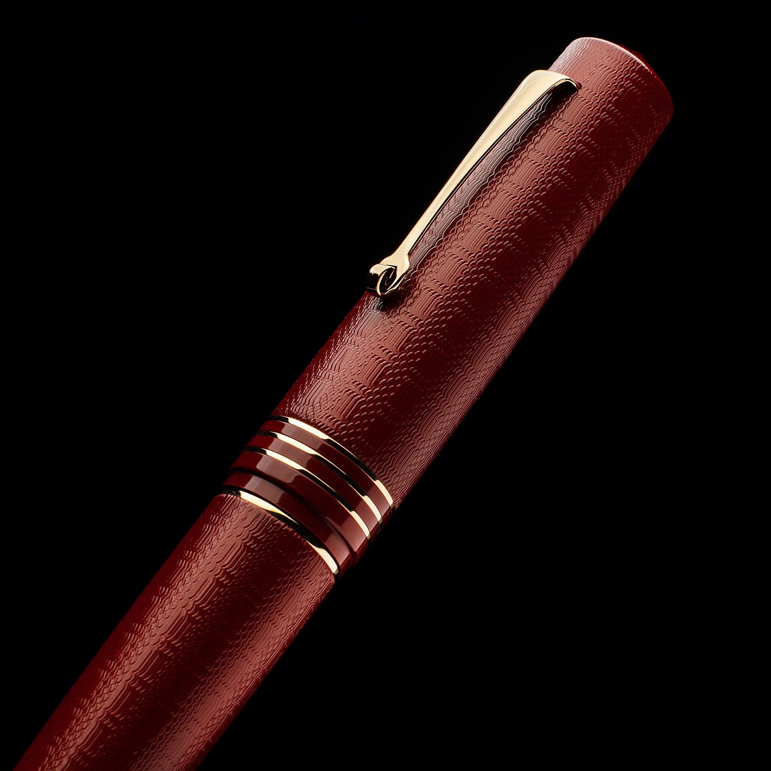 leonardo-officina-italiana-audace-penna-stilografica-guilloch-milano-ebanite-gra image 3