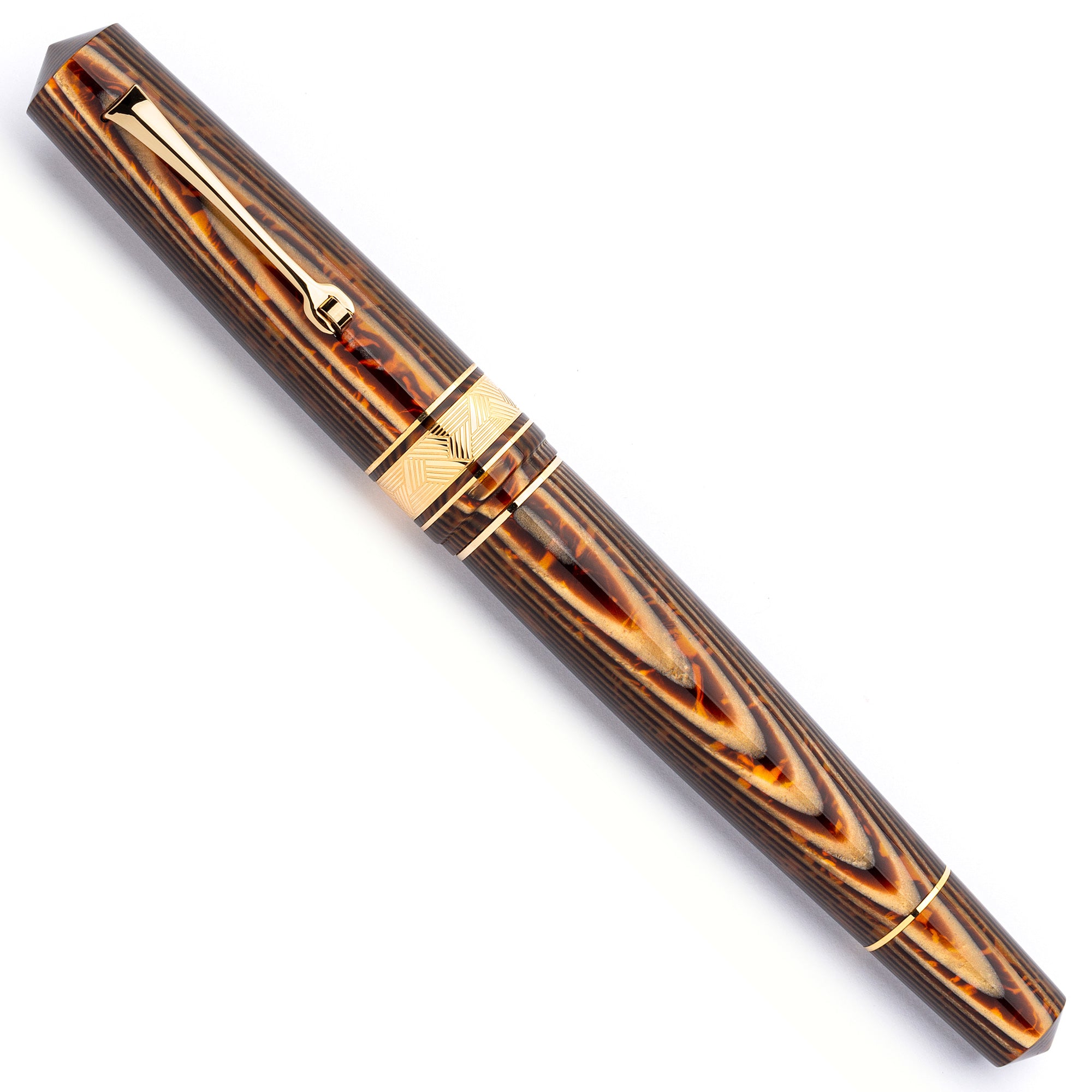 leonardo-officina-italiana-momento-zero-grande-arco-bronzo-penna-stilografica-ce image 2